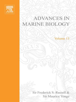 cover image of Advances in Marine Biology